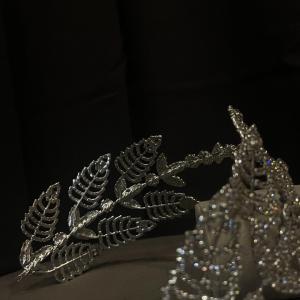 Luxury Double Sided Bridal Tiara, Our Handcrafted Bestseller with Zircon Stones