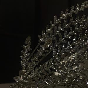 Luxury Zircon Double-Sided Bridal Tiara: Elegant Wedding Crown