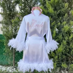 Personalized Bridal Robe Dress